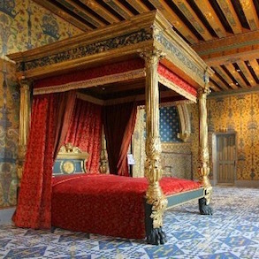 Спальня короля в замке Блуа